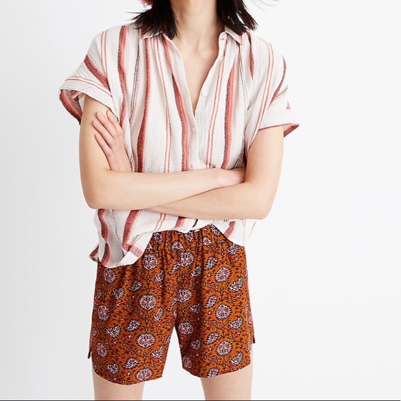 Madewell Pants - Madewell Printed Pull-On Shorts